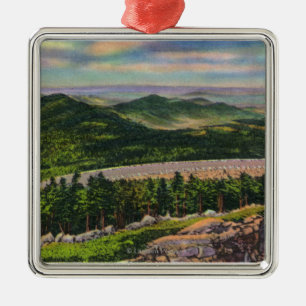 Adorno Metálico La vista de la 2da horquilla gira Hwy