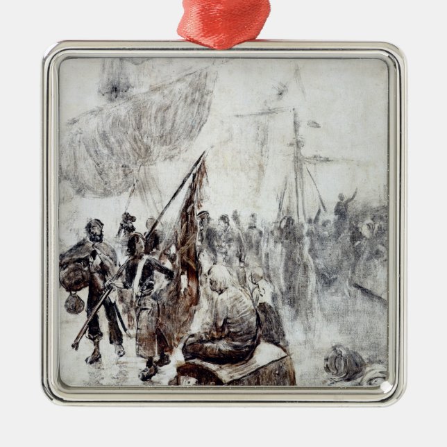 Adorno Metálico La vuelta de los corsarios (Frente)