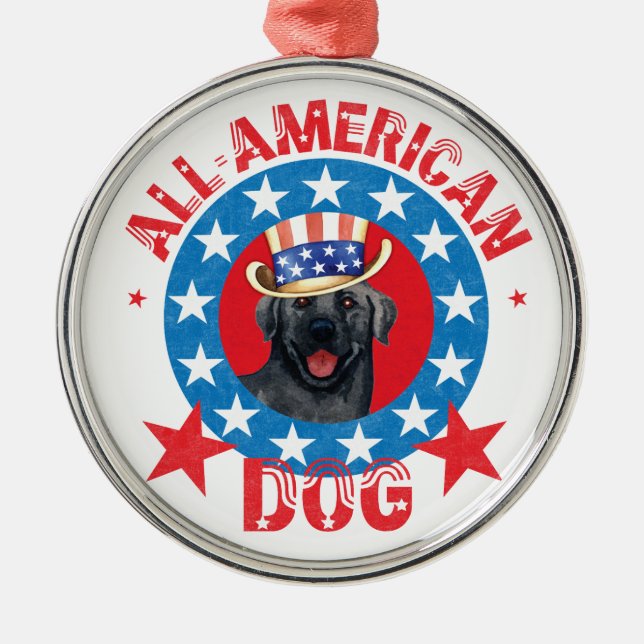 Adorno Metálico Laboratorio Patriótico Negro (Frente)