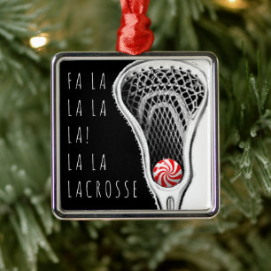 Adorno Metálico Lacrosse Navideño Coleccionable