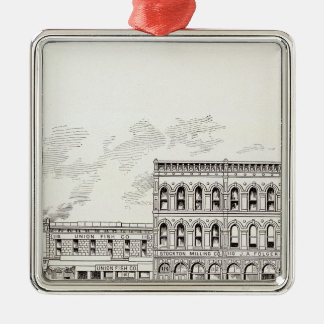 Adorno Metálico Lado norte Davis de California y frente (Frente)