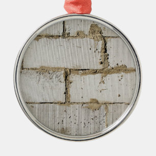 Adorno Metálico Ladrillo blanco