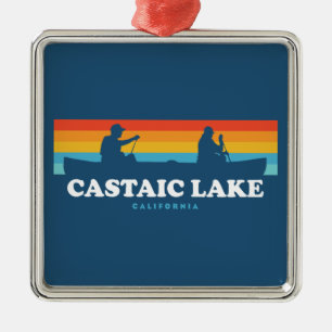 Adorno Metálico Lago Castaic California Canoa