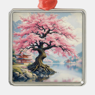 Adorno Metálico Lago de los Templos de Fantasy Sakura