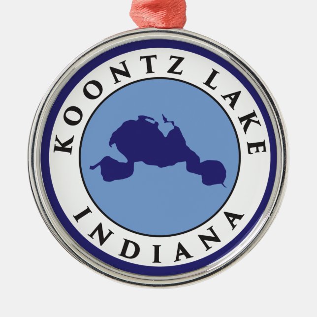Adorno Metálico Lago Koontz, Indiana (Frente)