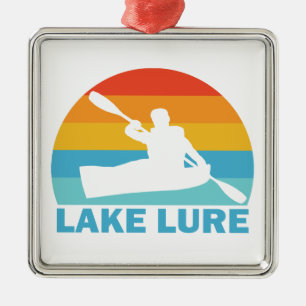 Adorno Metálico Lago Lure Carolina del Norte Kayak