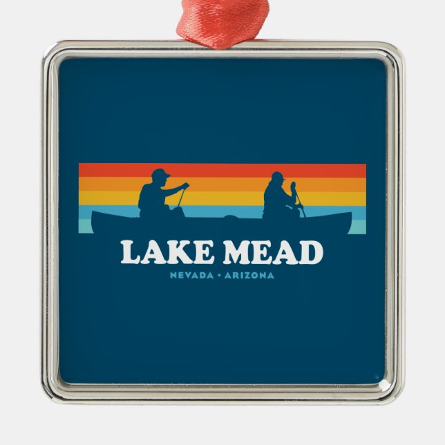 Adorno Metálico Lago Mead Nevada Arizona Canoe (Frente)