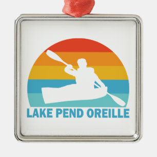 Adorno Metálico Lago Pend Oreille Idaho Kayak