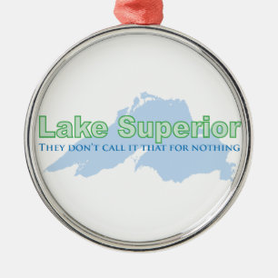 Adorno Metálico Lago Superior; no lo llaman por nada