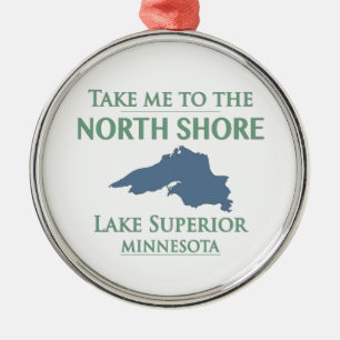 Adorno Metálico Lago Superior North Shore