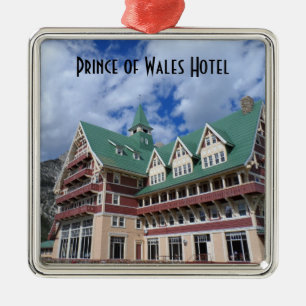 Adorno Metálico Lagos Waterton del hotel del Príncipe de Gales