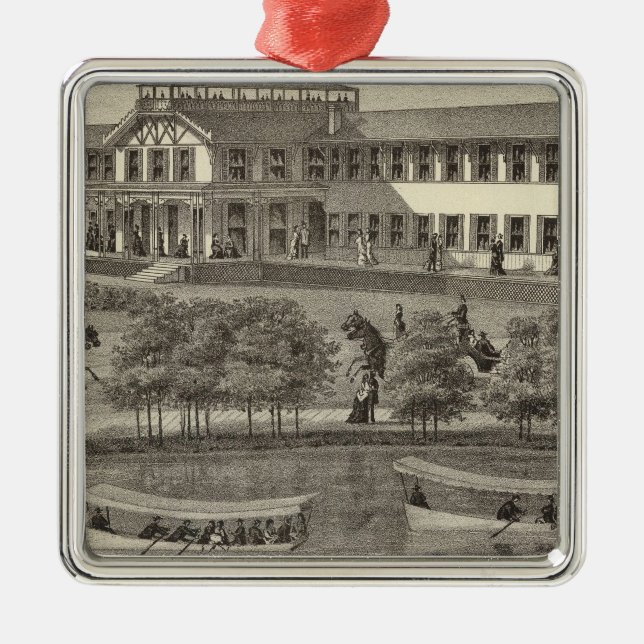 Adorno Metálico Lake House, Spring Lake, NJ (Frente)