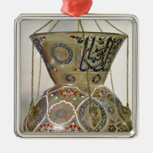 Adorno Metálico Lámpara, desde la mezquita de Sultan Hasan, El Cai