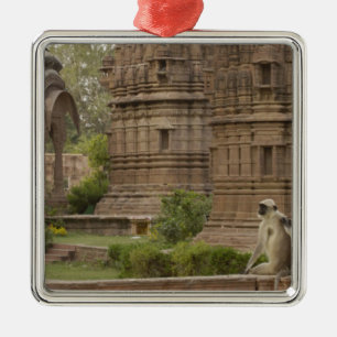 Adorno Metálico Langures de Hanuman o langur gris, común o de cara