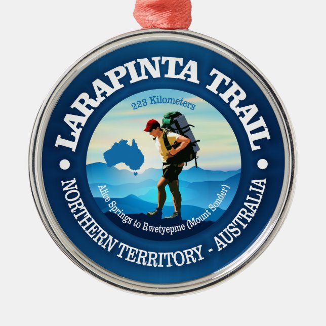 Adorno Metálico Larapinta Trail (Hiker C) (Frente)