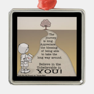 Adorno Metálico Largo viaje