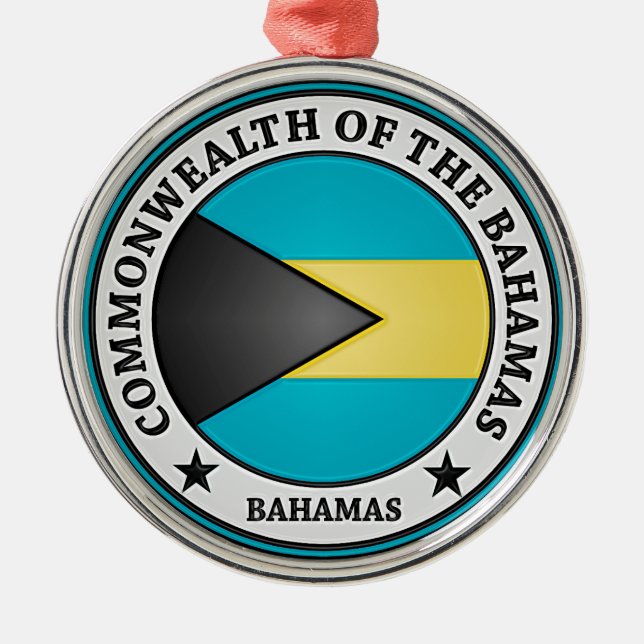 Adorno Metálico Las Bahamas rodean el Emblema (Frente)