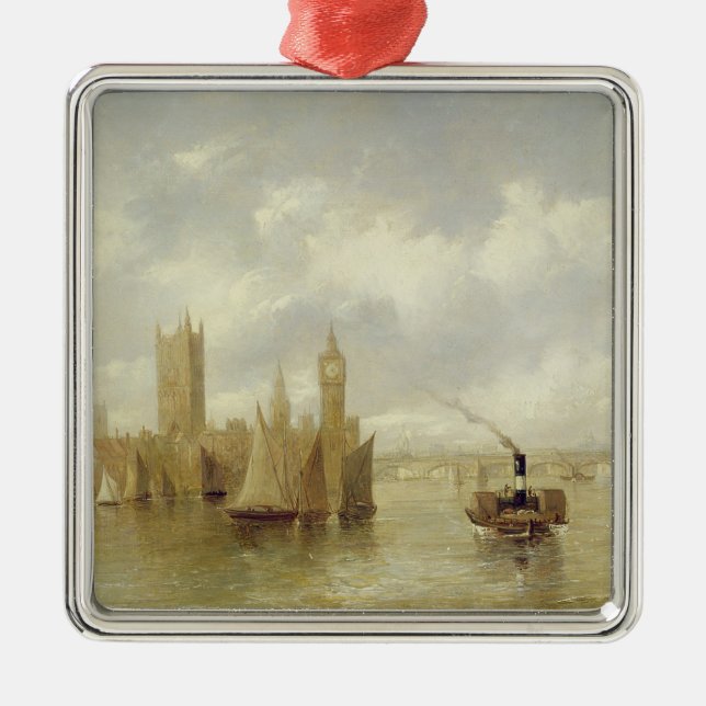 Adorno Metálico Las casas del parlamento (Frente)