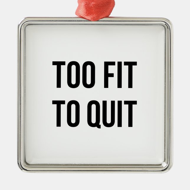 Adorno Metálico Las citas de motivación del gimnasio cupieron (Frente)