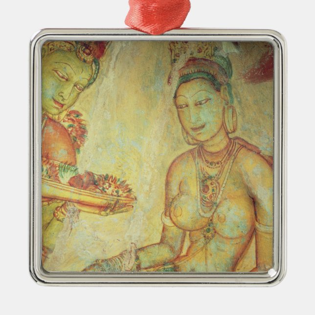 Adorno Metálico Las damiselas de la nube, de la fortaleza de la (Frente)