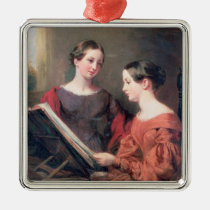 Adorno Metálico Las hermanas, 1839