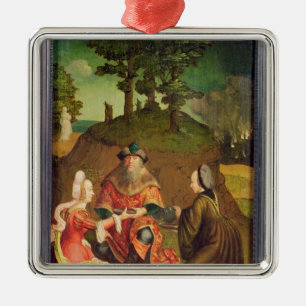 Adorno Metálico Las hijas de la porción hacen que su padre bebe e