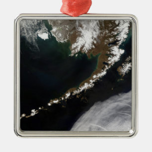 Adorno Metálico Las islas Aleutianas y la península de Alaska