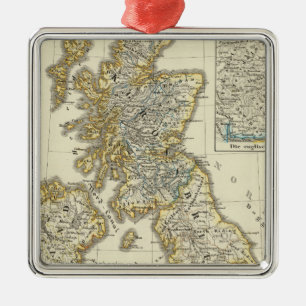 Adorno Metálico Las islas británicas desde 1485