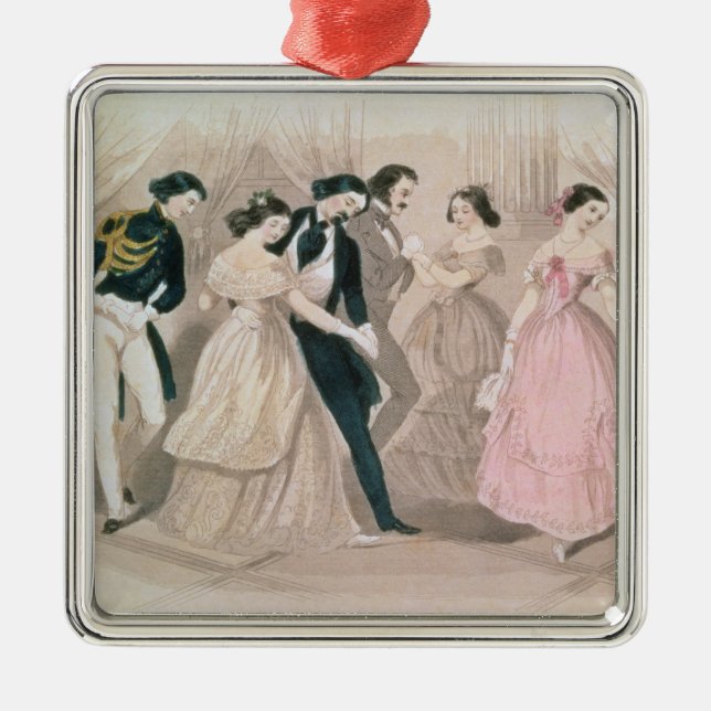 Adorno Metálico Las modas de la polca, de Book de Godey de la (Frente)