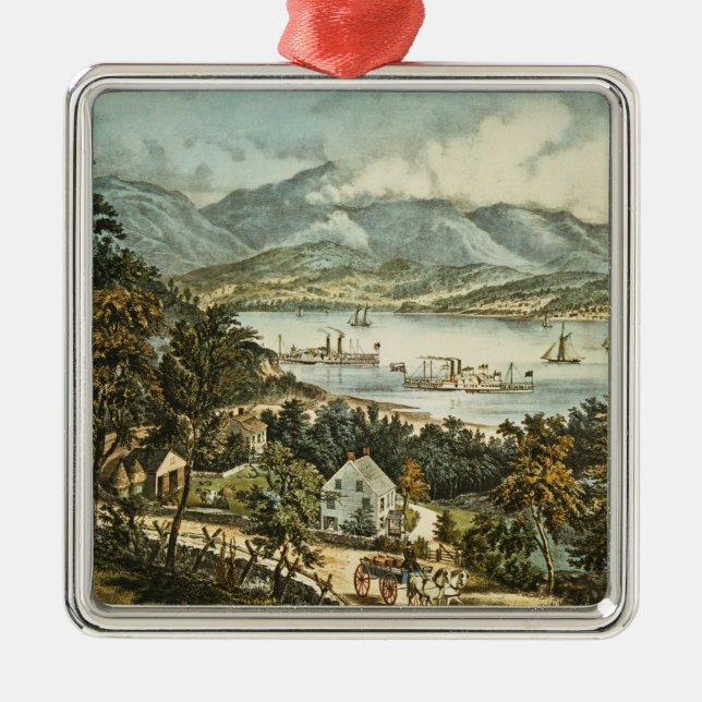 Adorno Metálico Las montañas Catkills (Frente)