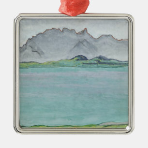 Adorno Metálico Las montañas y el lago Thun, 1911 de Stockhorn