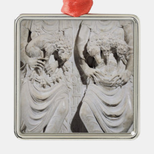 Adorno Metálico Las muestras de Leo y del aries