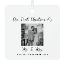 Las Parejas Boda Regalo Nuestra Primera Navidad Sr