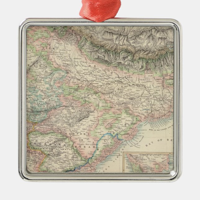 Adorno Metálico Las posesiones británicas en los indies del este (Frente)