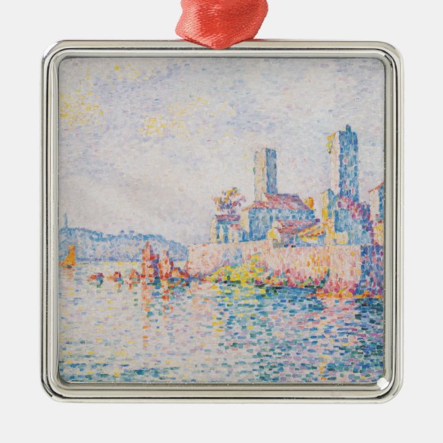 Adorno Metálico Las Torres de Antibes (de Paul Signac) (Frente)