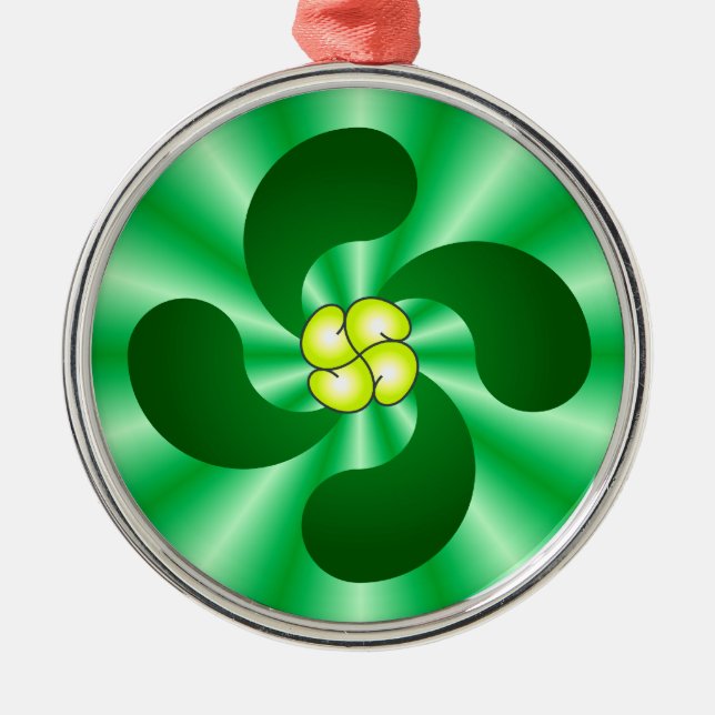 Adorno Metálico Lauburu cruz de vasco Basque cross (Frente)
