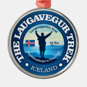 Adorno Metálico Laugavegur Trek (senderismo)