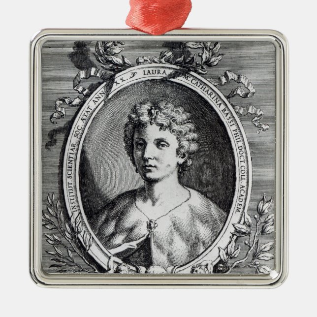 Adorno Metálico Laura Maria Caterina Bassi (Frente)