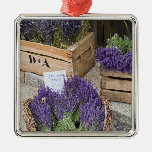 Adorno Metálico Lavendar en venta, Provenza, Francia (Frente)