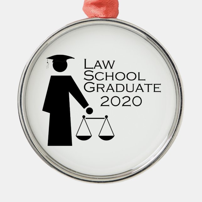 Adorno Metálico Law School Graduate 2020 (Frente)