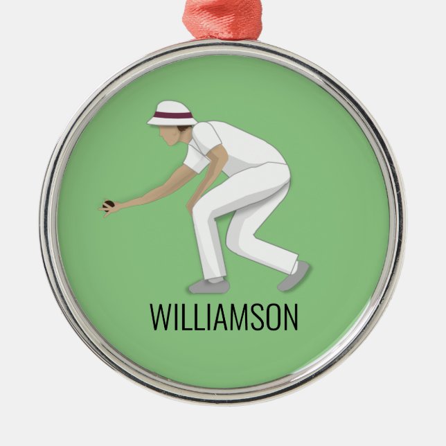 Adorno Metálico Lawn Bowls (Frente)