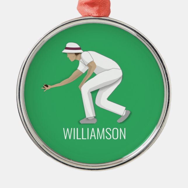 Adorno Metálico Lawn Bowls (Frente)