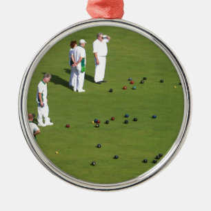 Adorno Metálico Lawn Bowls England
