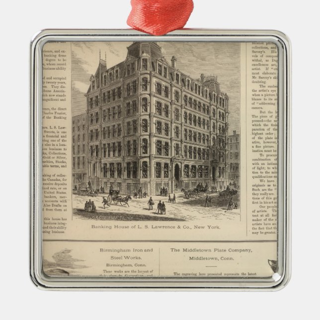 Adorno Metálico Lawrence y banqueros Birmingham Iron (Frente)