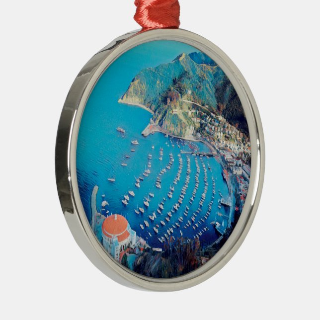 Adorno Metálico ldp SANTA CATALINA Island - California - puerto (Derecha)