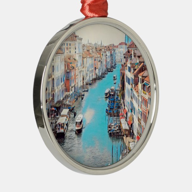 Adorno Metálico ldp VENICE - Vista del Gran Canal desde Rialto (Derecha)