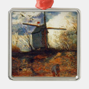 Adorno Metálico Le Moulin de la Galette Van Gogh