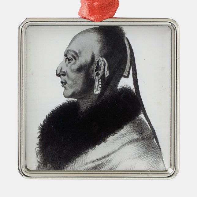 Adorno Metálico Le Soldat du Chene, jefe de Osage (Frente)