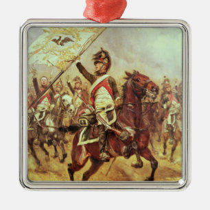 Adorno Metálico "Le Trophee", 1806, 4º Regimiento Dragón, 1898