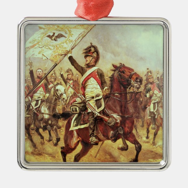 Adorno Metálico "Le Trophee", 1806, 4º Regimiento Dragón, 1898 (Frente)